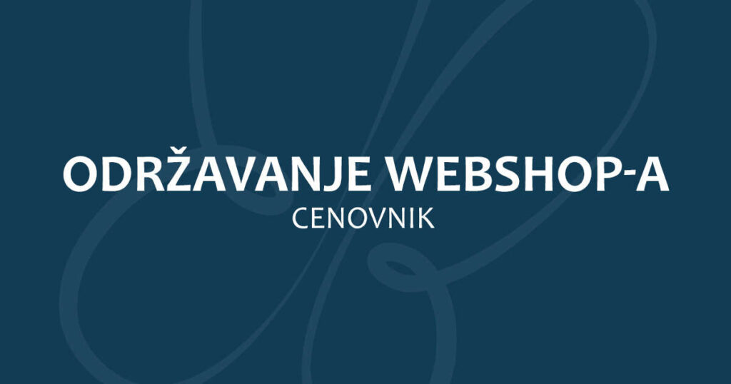 the butterfly cenovnik odrzavanje webshop a