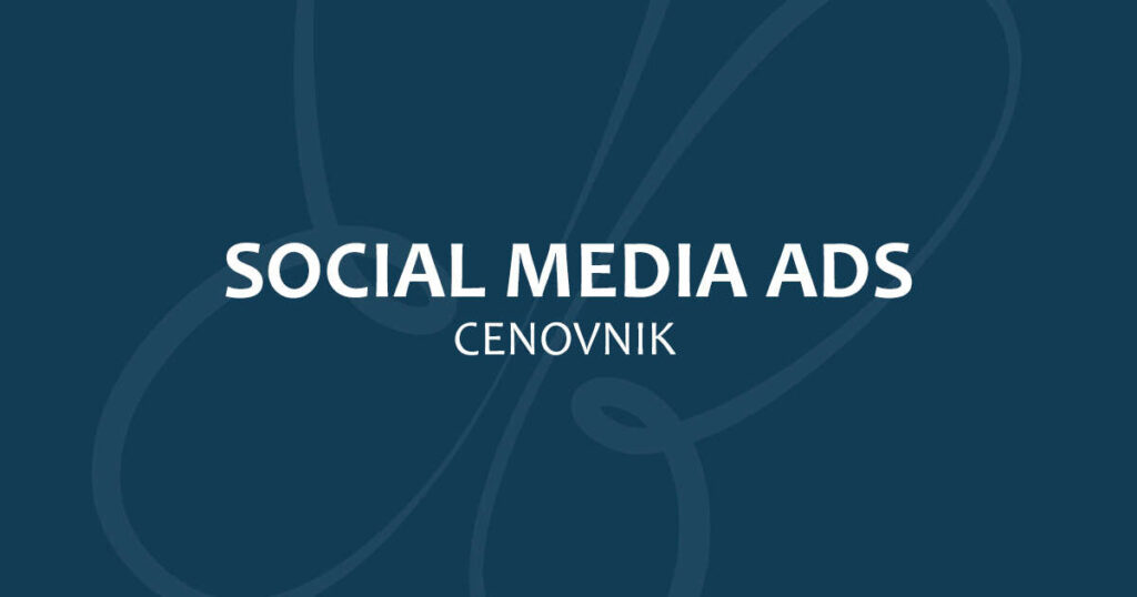 the butterfly cenovnik social media ads